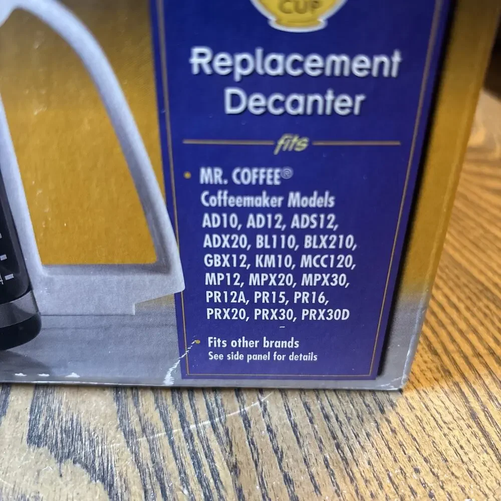 Mr. Coffee PD12-1 10-12 Cup Replacement Pot Decanter Open Box
